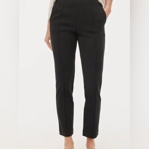 J. Crew Black Pintuck Sweatpants